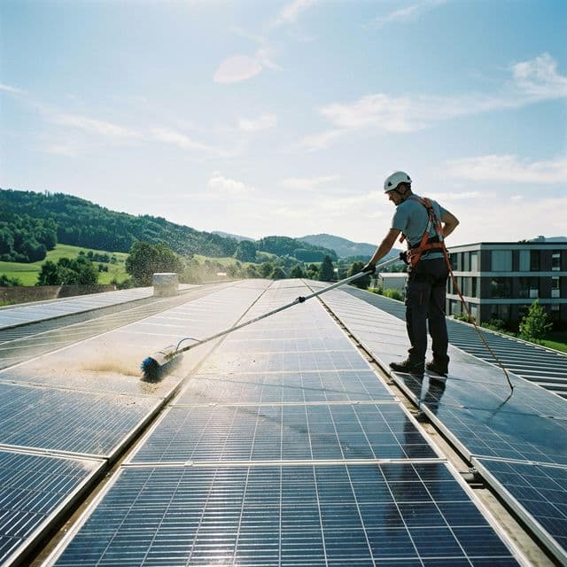 Mantenimiento y limpieza de paneles solares